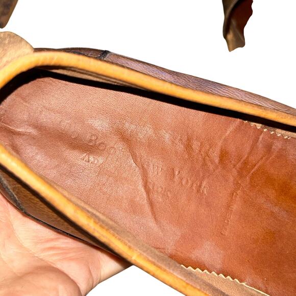 To Boot New York Shoes Mens Size 13 Brown Leather Driving Loafer Slip On - Picture 7 of 9